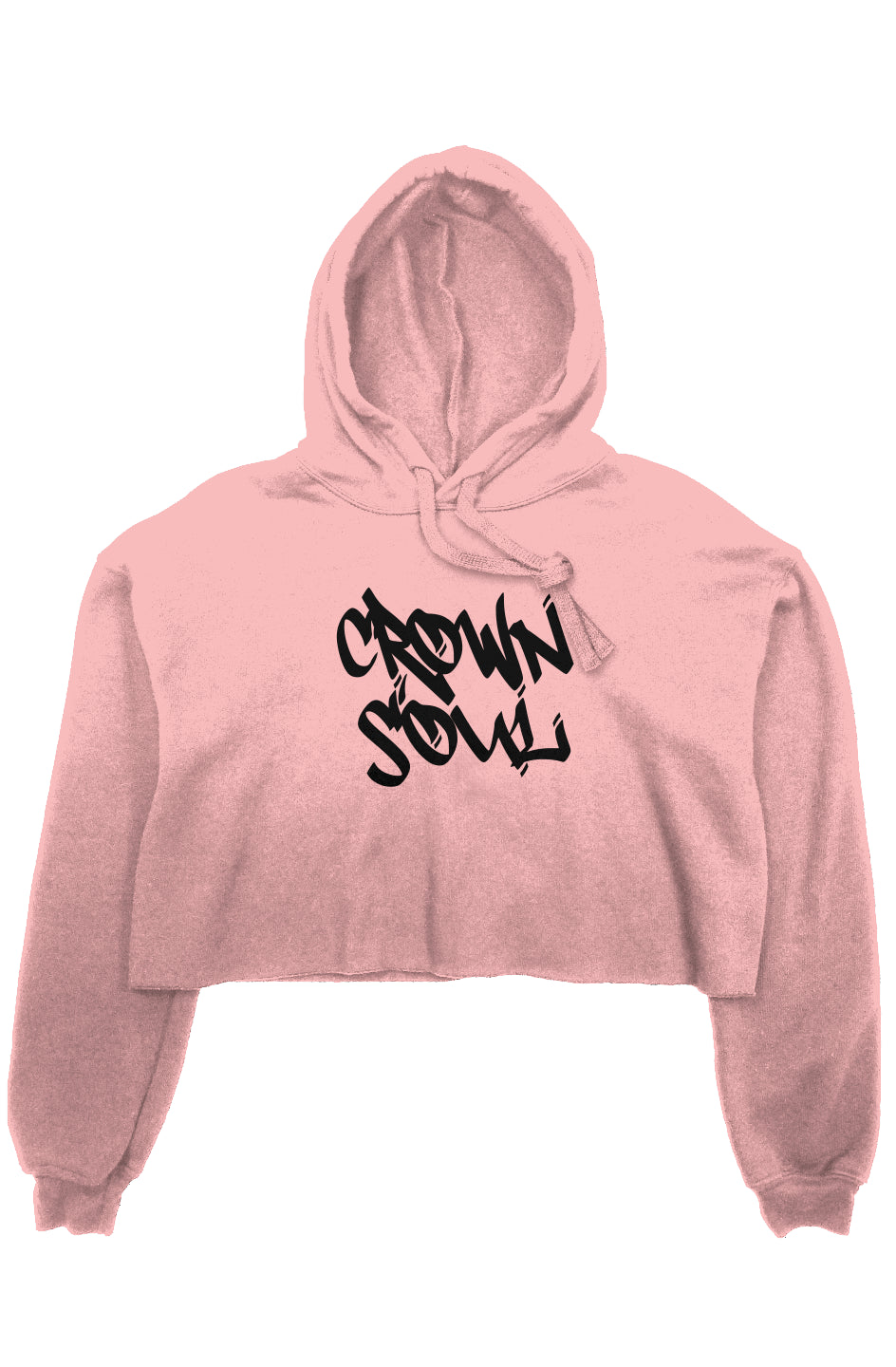Crown soul crop fleece hoodie
